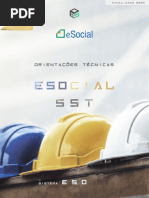 Ebook Orientacoes Tecnicas para o Esocial SST Sistemaeso Atualizado Fev 2023