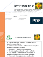 Certificado Agrotoxico