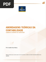 Abordagens Teoricas Da Contabilidade Gabarito Caderno de Exercicios