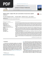 Hybrid Inputeoutput Life Cycle Assessment of Warm Mix Asphalt Mixtures PDF