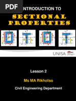 Lesson 2 Sectional Properties Presentation