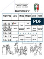 Horario de Clases