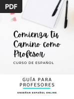 Comienza Tu Camino Como Profesor - Cuaderno