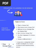 Strategic Planning in Business