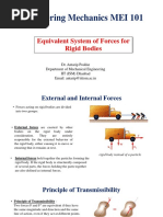 Chapter 3 - 3 - Equivalent System of Forces For Rigid Bodies PDF