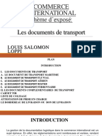 M1S2 EXPOSE Les Documents de Transport LOUIS LOPPI PDF