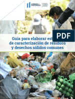 AM 500 2022 Guia para La Elaboracion de Estudios de Caracterizacion de Residuos y Desechos Solidos Comunes PDF