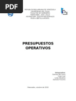 Presupuestos Operativos