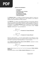 Estadistica Tema Vii Medidas de Dispersion 2020 PDF