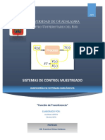 Cortes Villalvazo Gloria INSB Sistemas Control Funcion de Transferencia