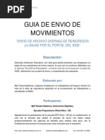 Guia de Envio de Movimientos Al IDSE