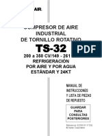 Compresor de Aire Industrial de Tornillo Rotativo TS-32