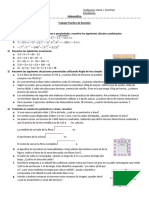 Trabajo Práctico Regla de 3 Simple, Perímetros y Área