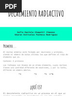 Decaimiento Radiactivo