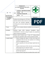 SOP Pemakain APD Masker