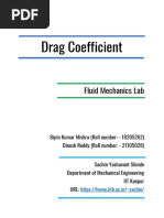 Exp 2 - Drag Coefficient - Wind Tunnel