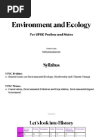 (PPT) Environment and Ecology PDF