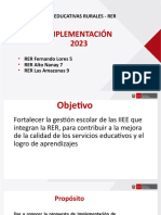 Implementación RER 2023