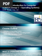 CSC 101 - Operating System-Week1