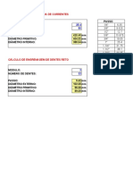 Docsity Planilha para Calculo de Rodas Dentadas