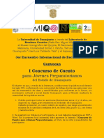 Concurso de Cuento Ug. 21 de Marzo de 2023. Difusión. 3er Encuentro Internacional de Escritores PDF