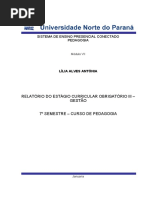 ESTAGIO EM GESTÃO LILLIA Rancharia