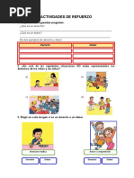 Actividades de Refuerzo de Poersonalsocial 03 de Abril