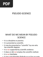 Pseudo Science PDF