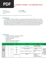 Planification À Moyen Terme Le Dernier Jour: D'Un Condamné''