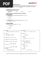 Ecuaciones de Primer Grado o