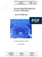 Programa de Abastecimiento de Agua Potable Agua Cero SD