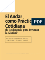 El Andar Como Prctica Cotidiana de Resistencia para Inventar La Ciudad