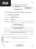 CSEC Chem P2 17 Jan Blank