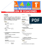 04 - Resolucion de Ecuaciones para Primer Grado de Secundaria