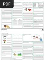 AQA Biology GCSE Unit 4.7 Ecology Higher Revision Activity Mat PDF