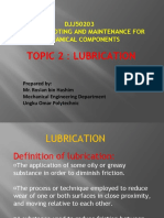 Topic 2 Lubrication PDF