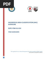 EGPC PSM GL 014 Hazardous Area Classification HAC Guideline PDF