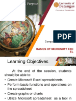 Lesson3 - Basics of Microsoft Excel