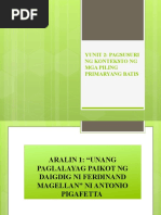 Week 4 Ang Unang Paglalayag Paikot NG Mundo Ni Ferdinand Magellan