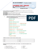 Evaluacion Diagnostico Ingles