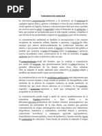 Defensa de Contaminación Ambiental