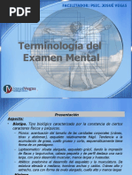 Terminologia Del Examen Mental