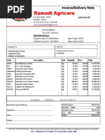 Ramadi Agricare: Invoice/Delivery Note