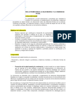 Programas para La Promoción de La Salud Mental y La Convivencia Social