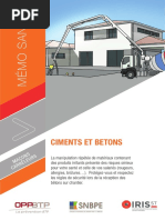 Memento Memo Sante Ciments Et Betons PDF