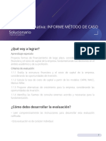 Evaluación Sumativa: INFORME MÉTODO DE CASO Solucionario: ¿Qué Voy A Lograr?