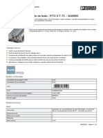 Borne de Seccionamento de Teste - RTO 5-T-TC (Phoenix Contact)