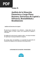 Tema 4. Análisis Situación Financiera A Largo Plazo