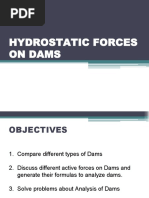 Hydrostatic Forces On Dams