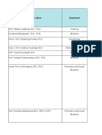 Research Interest Potential Advisors International Students